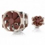 Noctua NH-D15, Refroidisseur, 14 cm, 300 trmin, 1500 trmin, 140,2 m³h, Beige, Marron, Acier