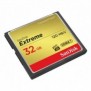 SanDisk 32GB Extreme, 32 Go, CompactFlash, 120 Mos, 85 Mos, Noir, Or, Rouge