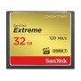 SanDisk 32GB Extreme, 32 Go, CompactFlash, 120 Mos, 85 Mos, Noir, Or, Rouge