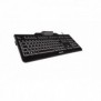 Cherry KC 1000 SC, Taille réelle 100 %, Avec fil, USB, Clavier à membrane, QWERTZ, Noir