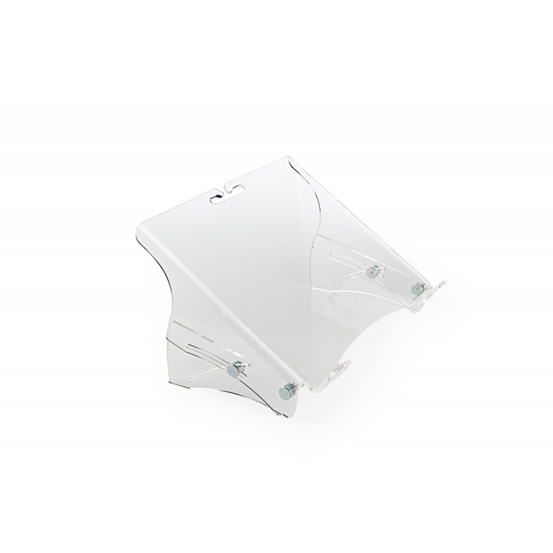 Bakker Q-doc 515 Satin Document Holder, Supports de Laptop, Transparent, Plastique, Acier, 25,4 cm 10", 50,8 cm 20", 110 - 230 mm