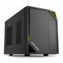 Sharkoon SHARK ZONE C10, PC, Noir, Jaune, Mini-ITX, Métal, Gaming, 15 cm