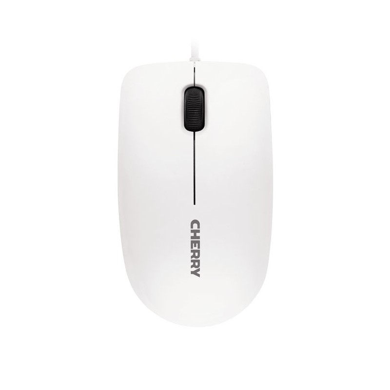 Cherry MC 1000 Souris filaire, blanc grisé, USB, Ambidextre, Optique, USB Type-A, 1200 DPI, Gris