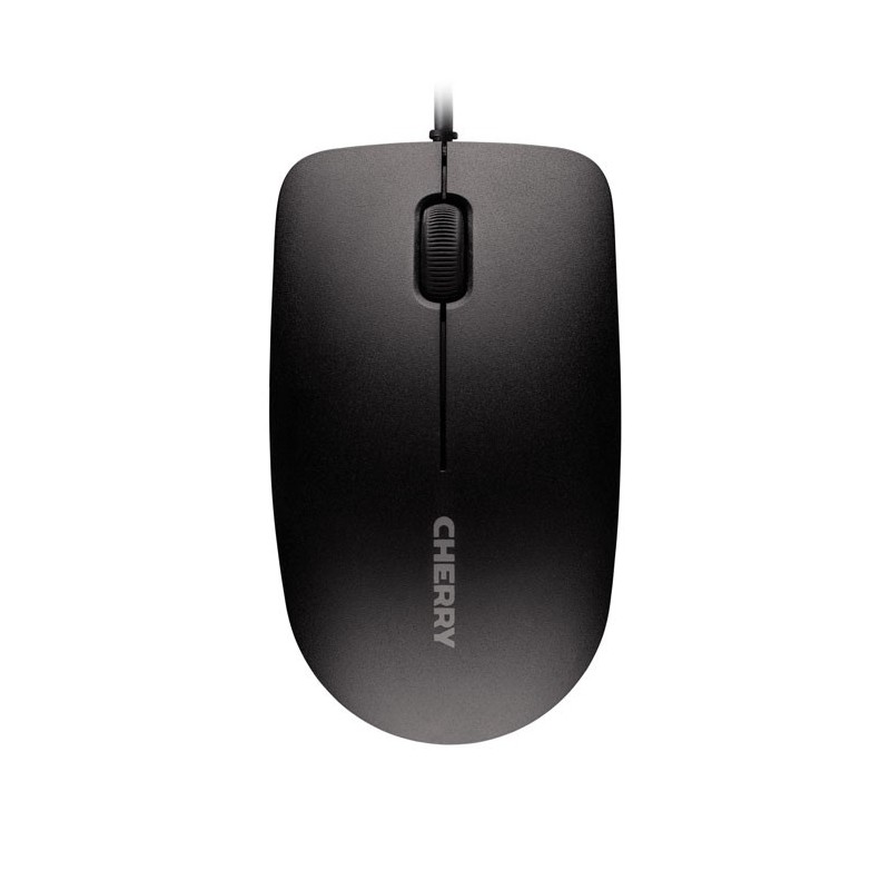 Cherry MC 1000 Souris filaire, noir, USB, Ambidextre, Optique, USB Type-A, 1200 DPI, Noir