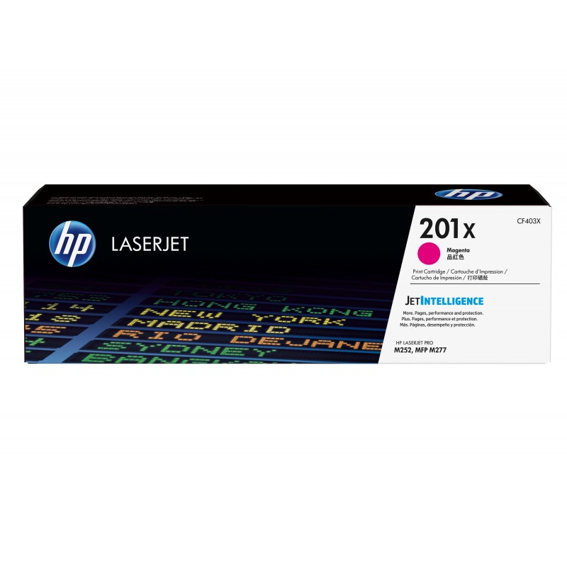 HP 201X toner LaserJet Magenta grande capacité authentique, 2300 pages, Magenta, 1 pièce