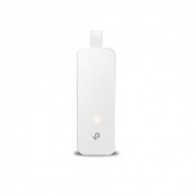 TP-LINK UE300, Avec fil, USB, Ethernet, 1000 Mbits, Blanc