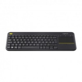 Logitech K400 Plus, Sans fil, RF sans fil, QWERTZ, Noir