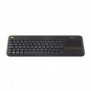 Logitech K400 Plus, Sans fil, RF sans fil, QWERTZ, Noir