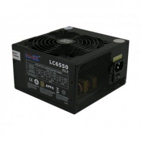 LC-Power LC6550 V2.3, 550 W, 230 V, 50 Hz, 5 A, Actif, 145 W