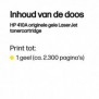 HP 410A toner LaserJet jaune authentique, 2300 pages, Jaune, 1 pièce