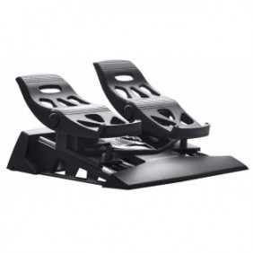 ThrustMaster T.Flight Rudder Pedals, Pédales, PC, PlayStation 4, Avec fil, USB, Noir, Aluminium