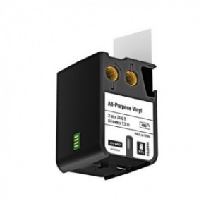 Dymo Étiquettes en vinyle multi-usages, Noir sur blanc, Noir, Transfert thermique, Vinyl, Belgique, -40 - 60 C
