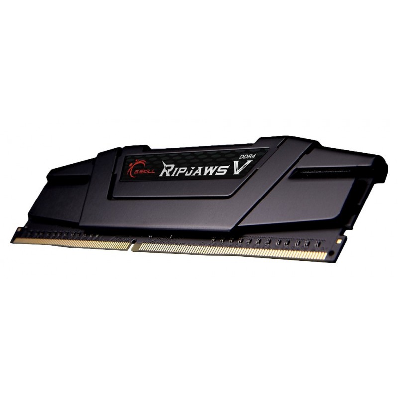 G.Skill Ripjaws V F4-3200C16S-16GVK, 16 Go, 1 x 16 Go, DDR4, 3200 MHz, 288-pin DIMM, Noir