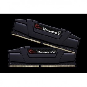 G.Skill Ripjaws V F4-3200C16D-32GVK, 32 Go, 2 x 16 Go, DDR4, 3200 MHz, 288-pin DIMM, Noir
