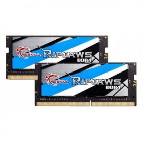 G.Skill Ripjaws, 32 Go, 2 x 16 Go, DDR4, 2400 MHz, 260-pin SO-DIMM, Noir, Bleu, Or, Gris, Blanc