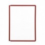Durable PLAQUE-POCHETTES SHERPAVARIO A4, Cadre, Rouge, Polypropylène , A4