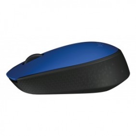 Logitech M171, Ambidextre, Optique, RF sans fil, 1000 DPI, Bleu