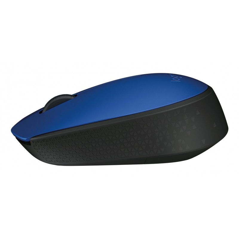 Logitech M171, Ambidextre, Optique, RF sans fil, 1000 DPI, Bleu