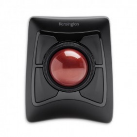 Kensington Trackball sans fil Expert Mouse, Ambidextre, Trackball, RF sans fil + Bluetooth, 400 DPI, Noir