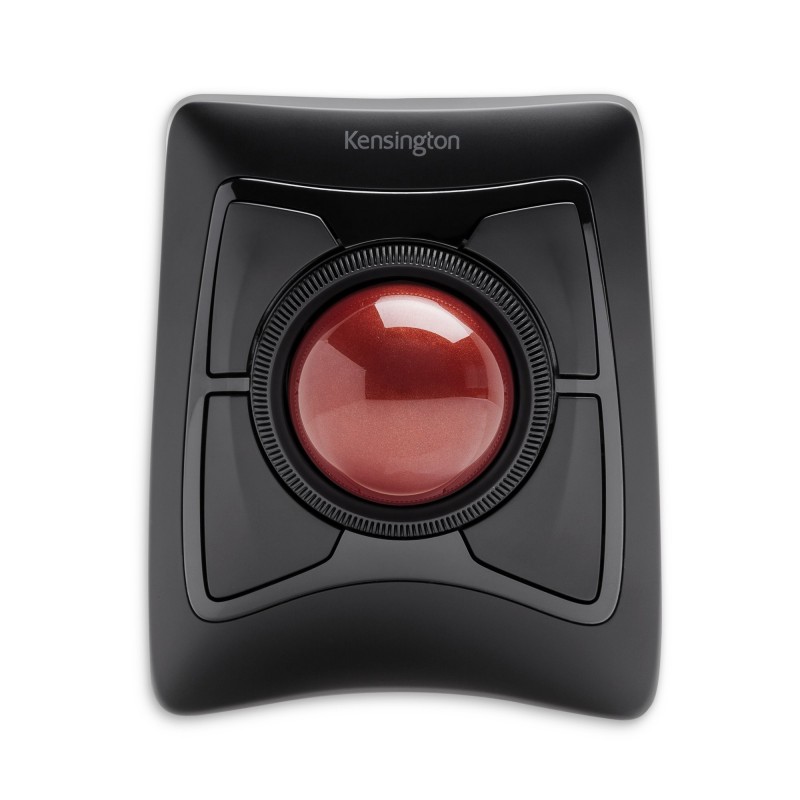 Kensington Trackball sans fil Expert Mouse, Ambidextre, Trackball, RF sans fil + Bluetooth, 400 DPI, Noir