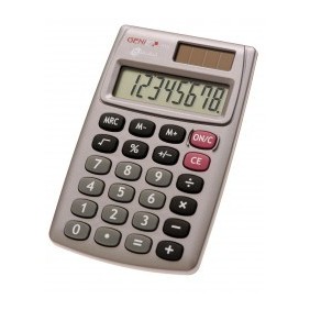 Genie 510, Poche, Calculatrice basique, 8 chiffres, Gris