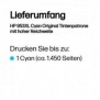 HP 953XL Cartouche d’encre cyan grande capacité authentique, Rendement élevé , Cyan, Encre à pigments, 18 ml, 1 pièce, Paquet unique