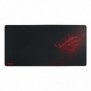 ASUS ROG Sheath, Noir, Rouge, Image, Vêtement, Caoutchouc, Base antidérapante, Tapis de souris de jeu