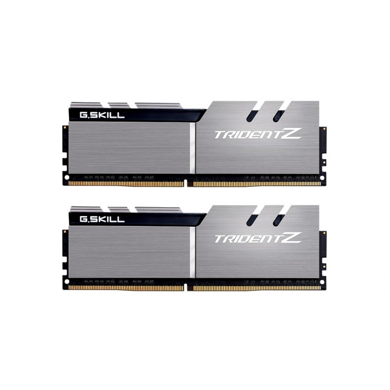 G.Skill 32GB DDR4-3200, 32 Go, 2 x 16 Go, DDR4, 3200 MHz, 288-pin DIMM, Noir, Or, Argent