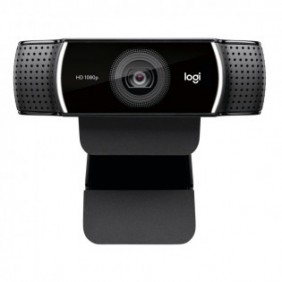 Logitech C922 Pro Stream Webcam, 1920 x 1080 pixels, Full HD, 60 ips, 1280x720@60fps, 1920x1080@30fps, 720p, 1080p, H.264