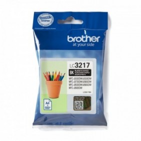 Brother LC3217BK - Cartouche d'encre originale – Noir, Noir, 550 ml, 1 pièce, Paquet unique