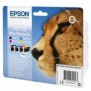 Epson Multipack "Guépard"  - Encres DURABrite Ultra N, C, M, J, Rendement standard, 7,4 ml, 5,5 ml, 1 pièce, Multi pack