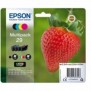 Epson Strawberry Multipack "Fraise" 29 - Encre Claria Home N,C,M,J, Rendement standard, Noir, Cyan, Magenta, Jaune, 5,3 ml, 3,2 ml, 1 pièce, 175 pages