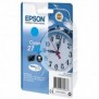 Epson Alarm clock Cartouche "Réveil" 27XL - Encre DURABrite Ultra C, Rendement élevé , Cyan, 10,4 ml, 1 pièce, 1100 pages