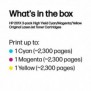 HP 201X LaserJet, lot de 3 cartouches de toner grande capacité authentiques, cyanmagentajaune, 2300 pages, Cyan, Magenta, Jaune, 3 pièce