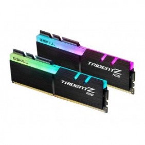 G.Skill Trident Z RGB F4-3200C16D-16GTZR, 16 Go, 2 x 8 Go, DDR4, 3200 MHz, 288-pin DIMM, Noir