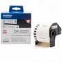 Brother DK-22251, Noir et rouge sur blanc, DK, Noir, Bleu, Blanc, Transfert thermique, QL-800 QL-810W QL-820NWB, 6,2 cm
