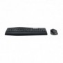Logitech 920-008221, Taille réelle 100 %, Sans fil, RF sans fil + Bluetooth, QWERTZ, Noir, Souris incluse