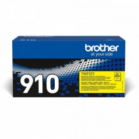 Brother Cartouche de toner TN-910Y originale – Jaune, 9000 pages, Jaune, 1 pièce