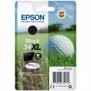 Epson Golf ball Singlepack Black 34XL DURABrite Ultra Ink, Rendement élevé , Encre à pigments, 16,3 ml, 1100 pages, 1 pièce
