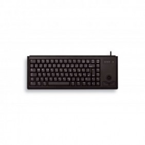 Cherry G84-4400, Taille réelle 100 %, Avec fil, USB, QWERTZ, Noir