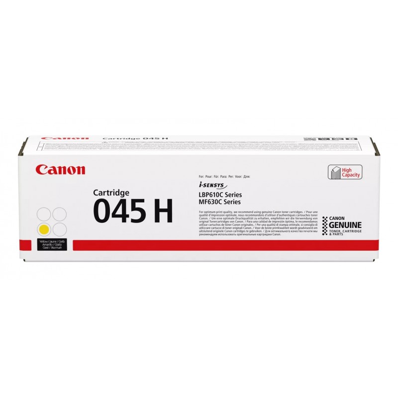 Canon 045 H, 2200 pages, Jaune, 1 pièce