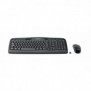 Logitech Wireless Combo MK330, Taille réelle 100 %, Sans fil, USB, QWERTZ, Noir, Souris incluse
