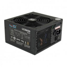 LC-Power LC6650 V2.3, 650 W, 230 V, 47 - 63 Hz, 5 A, Actif, 100 W