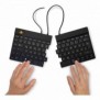 R-Go Tools Clavier ergonomique R-Go Split Break v2 avec logiciel de pause, clavier ergonomique divisé, QWERTZ , Filaire, noir, Mini, Avec fil, USB, QWERTZ, Noir