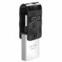 Silicon Power Mobile C31, 64 Go, USB Type-A  USB Type-C, 3.2 Gen 1 3.1 Gen 1, Pivotant, 3,3 g, Noir, Argent