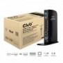 Club 3D USB3.2 Gen1 Type A or C Dual Display 4K60Hz Docking Station DisplayLink® Certified, Avec fil, USB 3.2 Gen 1 3.1 Gen 1 Type-A, 3,5 mm, USB Type-A, 10,100,1000 Mbits, Noir