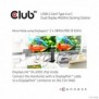 Club 3D USB3.2 Gen1 Type A or C Dual Display 4K60Hz Docking Station DisplayLink® Certified, Avec fil, USB 3.2 Gen 1 3.1 Gen 1 Type-A, 3,5 mm, USB Type-A, 10,100,1000 Mbits, Noir