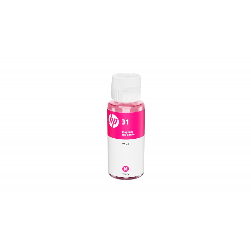 HP Bouteille d'encre magenta authentique 70 mL 31 Original, Original, Magenta, HP, HP Ink Tank 310, HP Ink Tank Wireless 410, HP Smart Tank 350, HP Smart Tank Wireless 450, HP Smart..., 8000 pages, Rendement standard