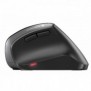 Cherry MW 4500 Souris ergonomique sans fil, pour droitiers, inclinée à 45, noir, USB, Droitier, Conception verticale, Optique, RF sans fil, 1200 DPI, Noir