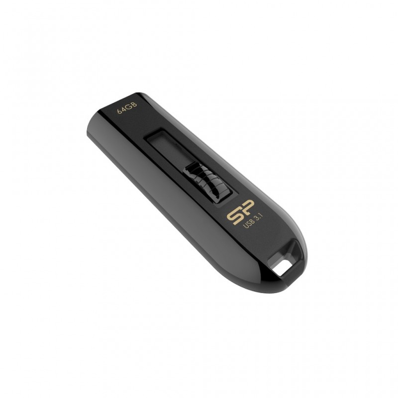 Silicon Power Blaze B21, 64 Go, USB Type-A, 3.2 Gen 1 3.1 Gen 1, Slide, 8,93 g, Noir
